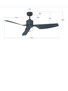Lucci Air Deckenventilator Climate II Charcoal