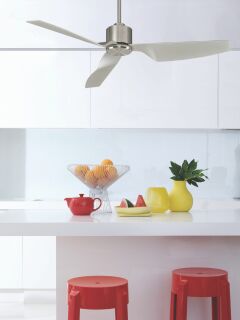 Lucci Air Deckenventilator Climate II Brushed Chrome