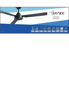 Bayside Calypso Deckenventilator Schwarz