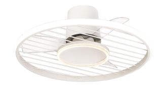 Mantra Soho Deckenventilator LED Fernbedienung dimmbar weiß