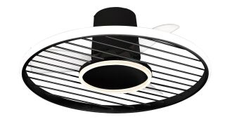 Mantra Soho Deckenventilator LED Fernbedienung dimmbar schwarz