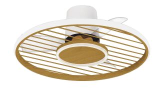 Mantra Soho Deckenventilator LED Fernbedienung dimmbar Holzoptik