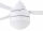 Bayside Megara Deckenventilator Weiß mit Beleuchtung