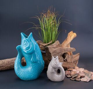 Monsieur Carafon Fisch Vase XS Sandstone 0,2 LITER