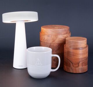 Bento Box S Akazienholz rund natur