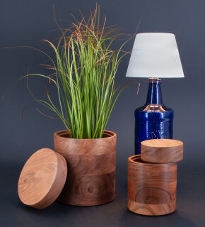 Bento Box S Akazienholz rund natur