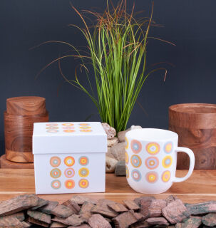 Tasse Bubbles Matte Mug in Geschenkkarton