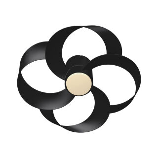 Mantra Rose Deckenventilator LED Fernbedienung dimmbar schwarz