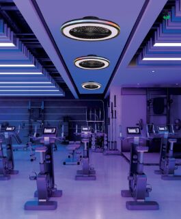 Mantra Gamer Big Deckenventilator LED Fernbedienung dimmbar weiß