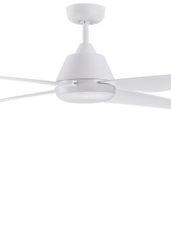 Lucci Air Deckenventilator Aria Weiß mit LED Beleuchtung