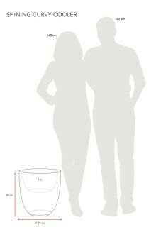 8 Seasons Design Shining Curvy Cooler RGB