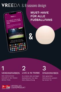 8 Seasons Design Shining Globe mit MIKA Fußball...