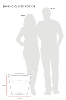 8 Seasons Design Dekoleuchte Shining Classic Pot XM