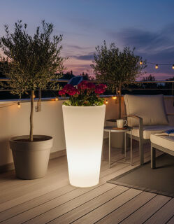 8 Seasons Design Dekoleuchte Shining Classic Pot L Solar