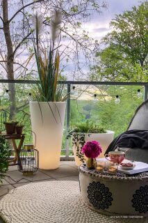 8 Seasons Design Dekoleuchte Shining Classic Pot L Solar