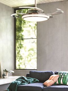 Deckenventilator Fanaway EVO 1 Brushed Chrome