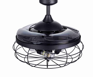 Deckenventilator Fanaway Industri Schwarz/Smoke