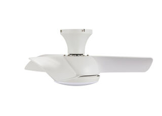 Lucci Air Deckenventilator Syros Weiß mit LED Beleuchtung