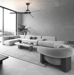 Mantra Brisa 177cm Deckenventilator LED Fernbedienung dimmbar weiß