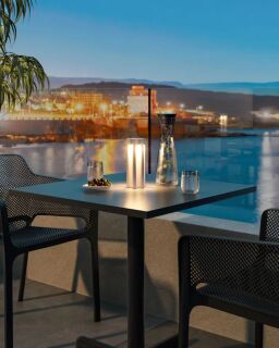 Sompex Eono Akku LED Tischleuchte weiß