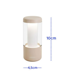 NEWDES Nip Akkuleuchte 4er Set sand