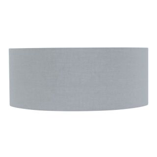 Steinhauer Stehleuchte Stang schwarz Leinenschirm blau-grau