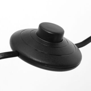 Mexlite Stehleuchte Triek mit Lampenschirm in schwarz