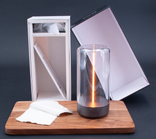 Sompex Pulse Akku LED Tischleuchte apricot