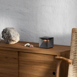 Sigor Nutalis graphitgrau Akku-Tischleuchte