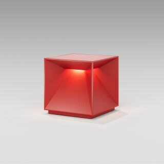 Sigor Nutalis feuerrot Akku-Tischleuchte