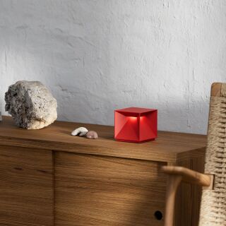 Sigor Nutalis feuerrot Akku-Tischleuchte