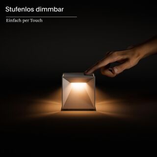 Sigor Nutalis mini schneeweiß Akku-Tischleuchte