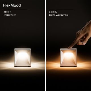 Sigor Nutalis mini salbeigrün Akku-Tischleuchte