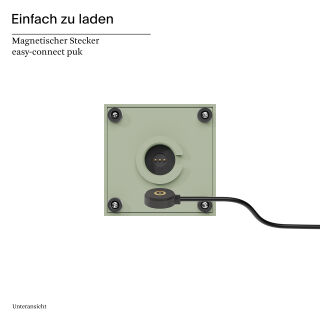 Sigor Nutalis mini salbeigrün Akku-Tischleuchte