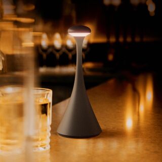 Sigor Nudrop mini nachtschwarz Akku-Tischleuchte