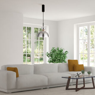 Maytoni Pendelleuchte Bangkok LED Rauchglas 25cm