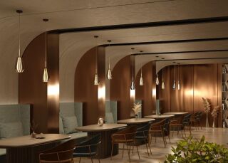 Maytoni Pendelleuchte Duality Rauchglas E27 16cm