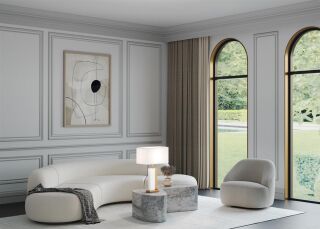 Maytoni Tischleuchte Bianco E27