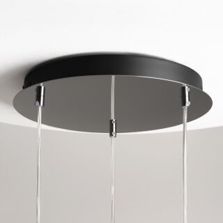 Maytoni Pendelleuchte Drop Rauchglas LED 3-flammig