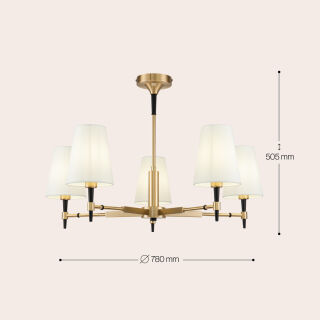 Maytoni Leuchter Zaragoza 5-flammig