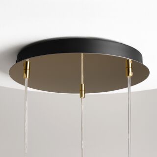 Maytoni Pendelleuchte Drop Cognac LED 3-flammig