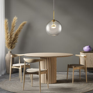 Maytoni Pendelleuchte Cometa LED Glas transparent