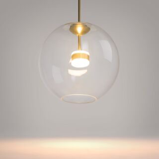 Maytoni Pendelleuchte Cometa LED Glas transparent