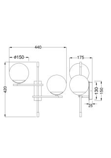 Maytoni Wandleuchte Nostalgia 2-flammig Version 1