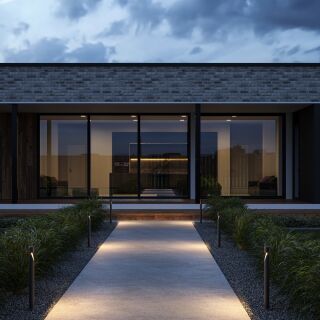 Maytoni Außenleuchte Standleuchte Hagen LED 60cm