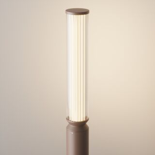 Maytoni Außenleuchte Standleuchte Lit LED 78,6cm braun