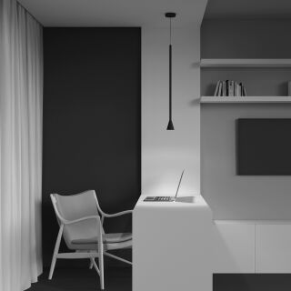 Maytoni Pendelleuchte Arrow GU10 schwarz