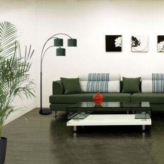 Steinhauer Bogenleuchte Sparkled Light 3-flammig schwarz verschiedene Variationen