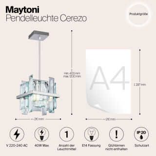 Maytoni Pendelleuchte Cerezo E14