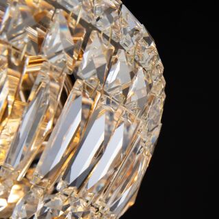 Maytoni Leuchter Basfor 12-flammig Gold Kristall